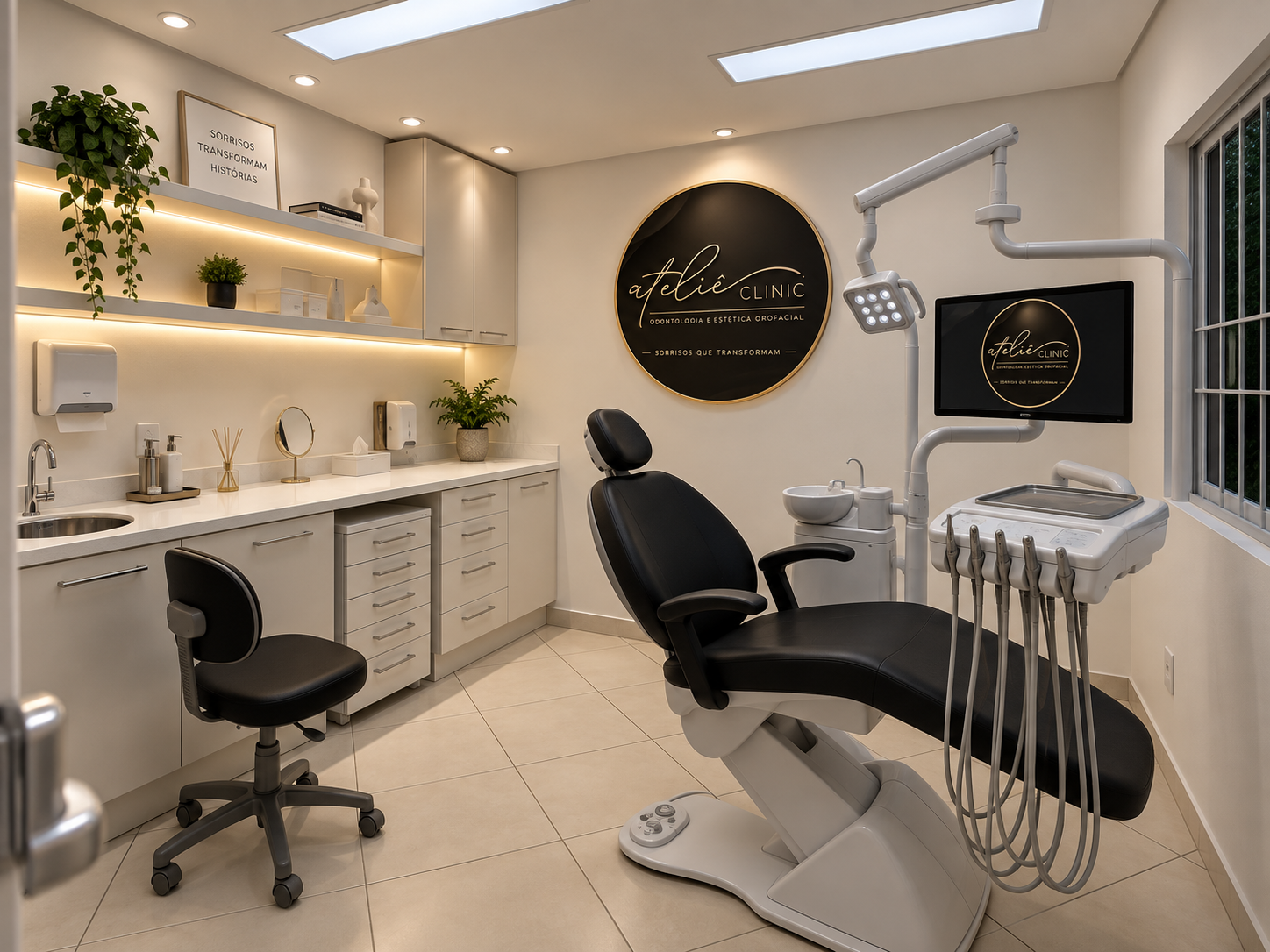 Consultório odontológico do Ateliê Clinic em Santo André